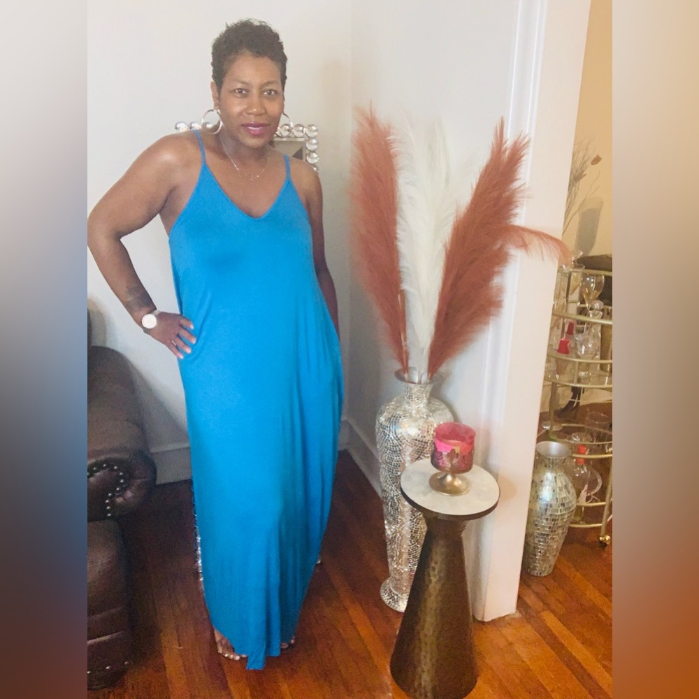 New Blue Maxi Dress
